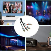Cablu audio 4 mufe 2 mufe rca la 2 mufe rca lungime 1 m